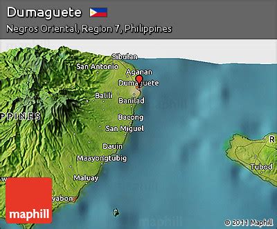 dumaguete map via satellite